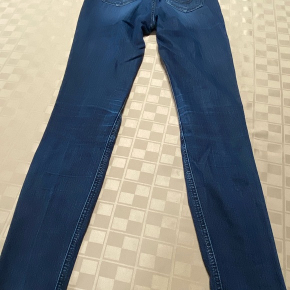 EUC Silver Suki Jegging Skinny Jeans Womens Size 26 x 29 Low Rise Dark Wash. - Picture 2 of 4